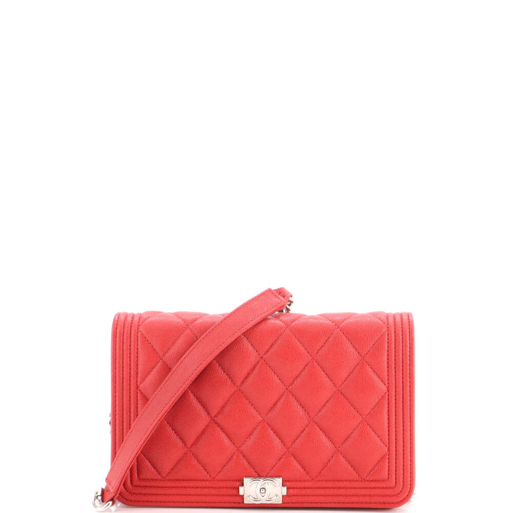 Chanel Boy Wallet On Chain Quilted #350837C33B